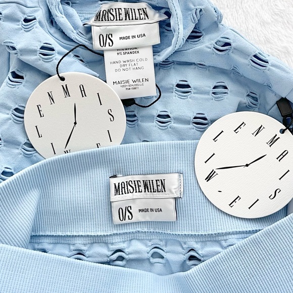 Maisie Wilen Perforated Turtleneck & Leggings Set - Picture 7 of 7